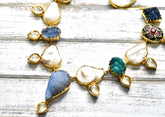 Druzy Kundan Necklace - The Pashm